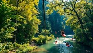 Read more about the article Thrilling Forest Adventures: Ziplining, Kayaking, and More