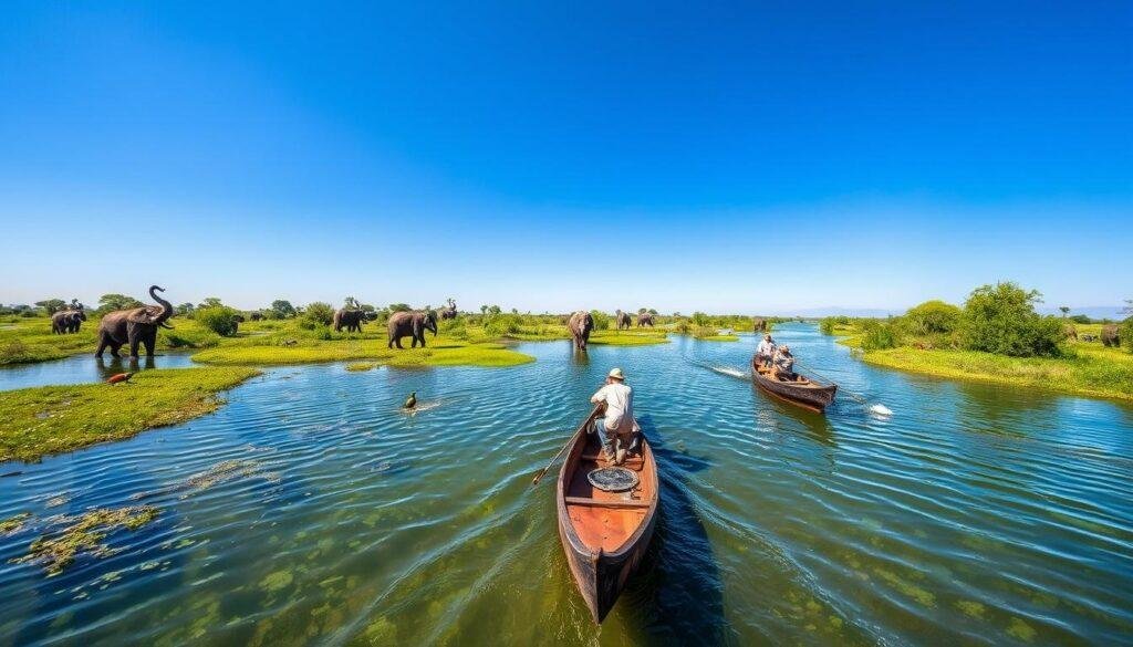 wildlife in Okavango Delta