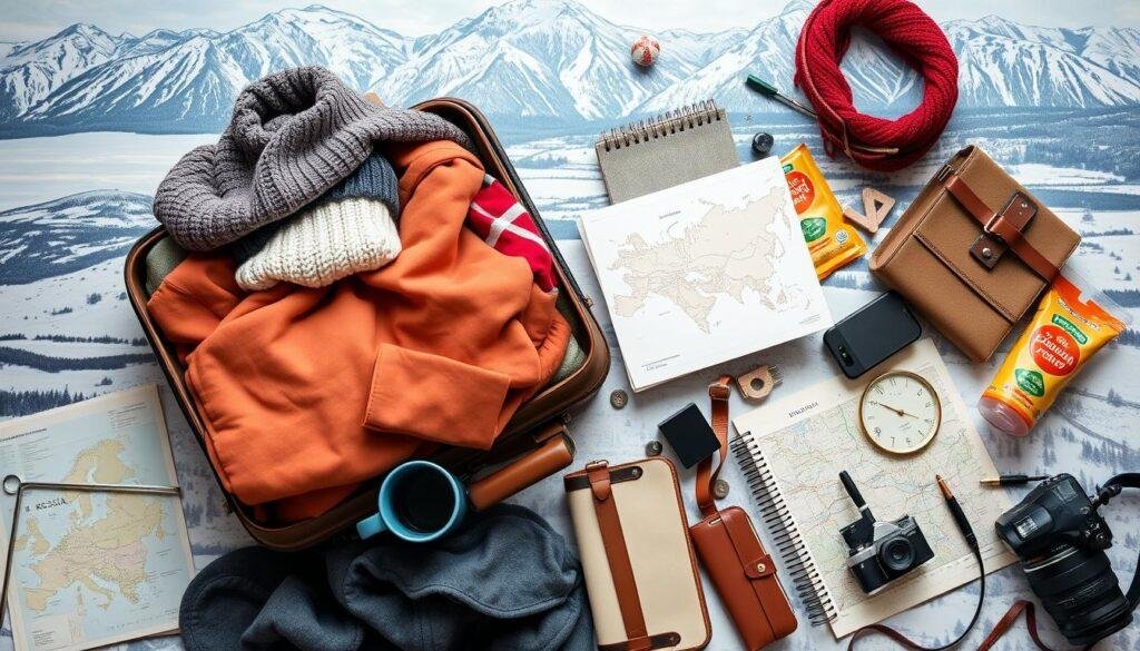 packing list for a trans-Siberian train journey