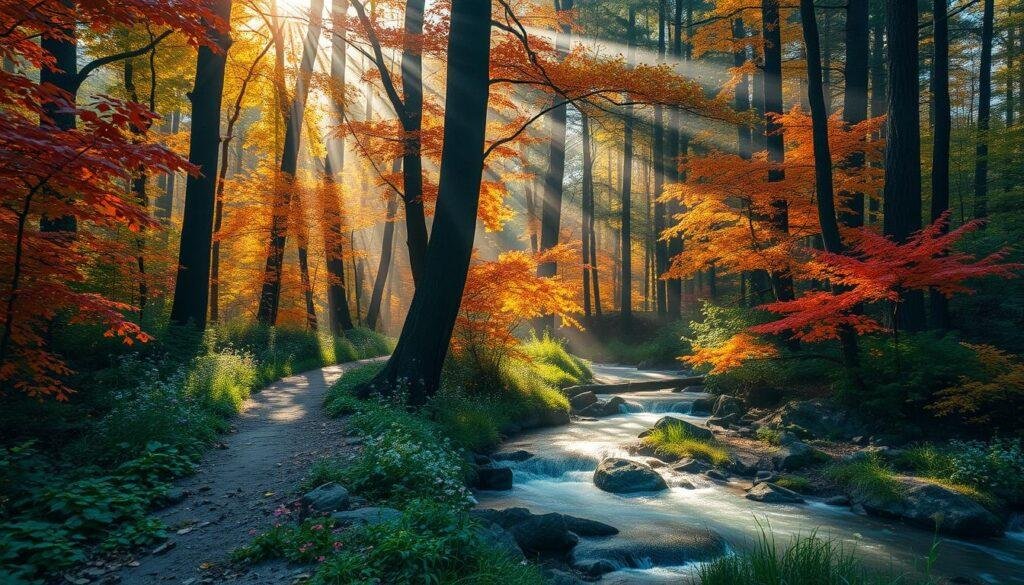 forest hiking