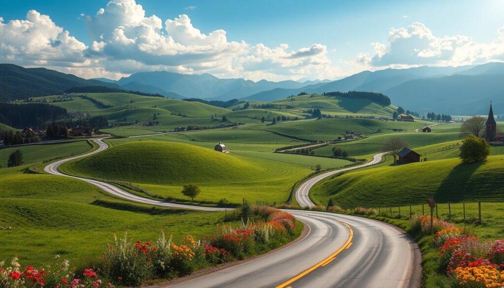 scenic countryside drives